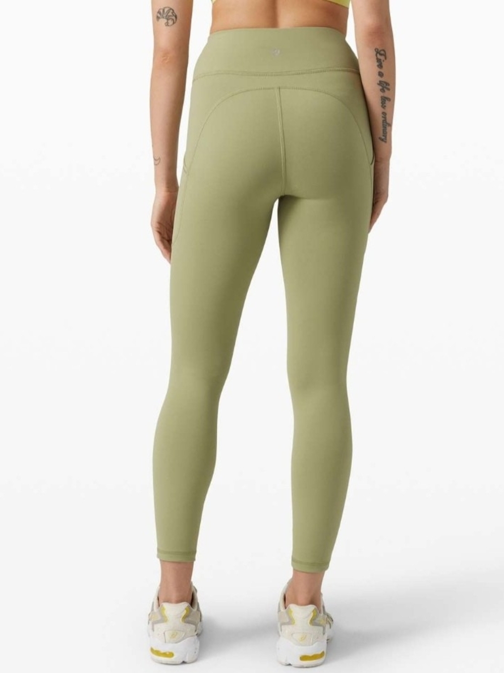 Lululemon Invigorate High-Rise Tight 25" Vista Green size 10